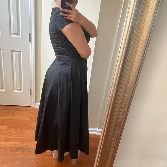 STAUD Short Sleeve Wells Maxi Dress Sz 12 - Picture 9 of 11